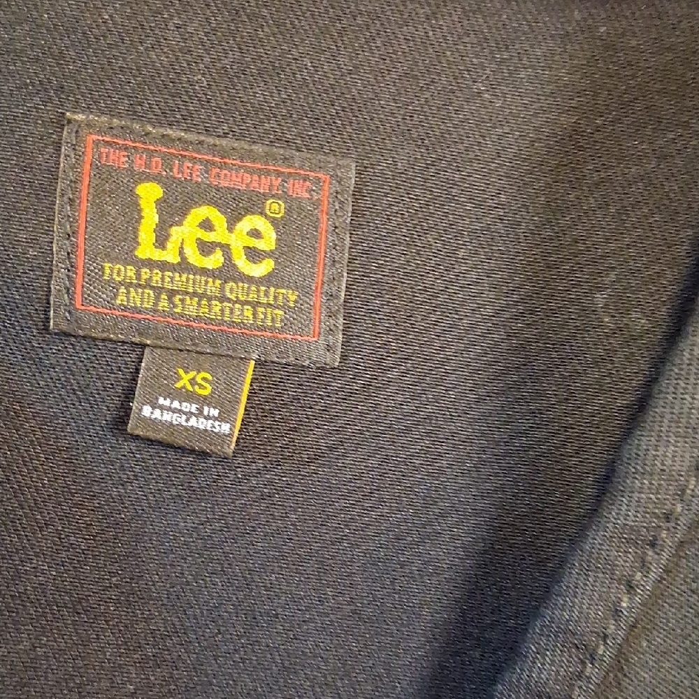 Lee Women's Black Jean Jacket with Zipper - Picture 3 of 6